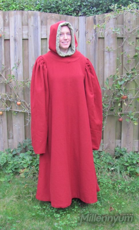 worn gardecorpse with the hood up