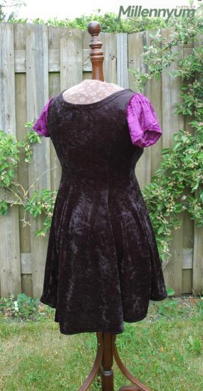 gothic-fantasy dress - back