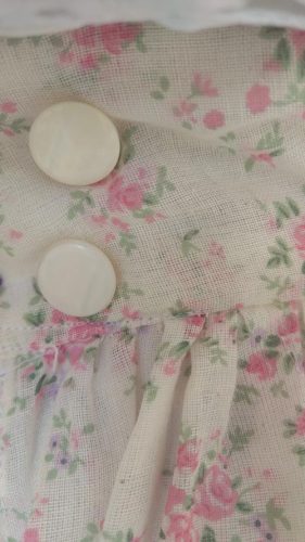 Victorian summer dress - buttons