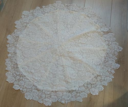 lace with fabric