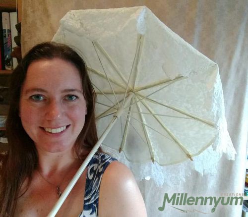 me with parasol