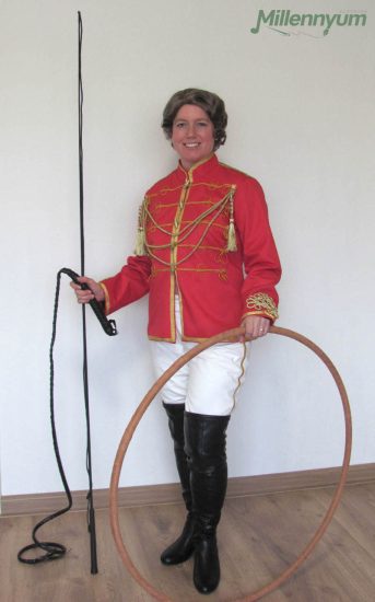 the entire circus outfit, with accessories