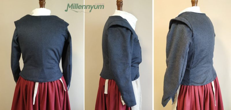 17th century jacket on mannequin - triptych