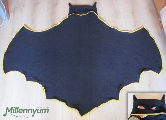 hooded baby towel 'Batman'