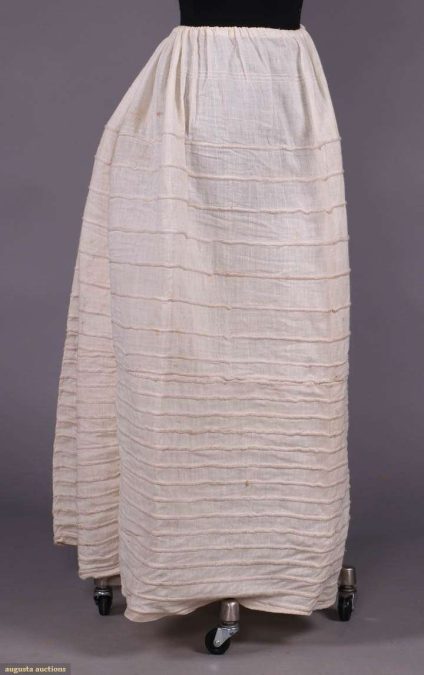 1850s corded petticoat
