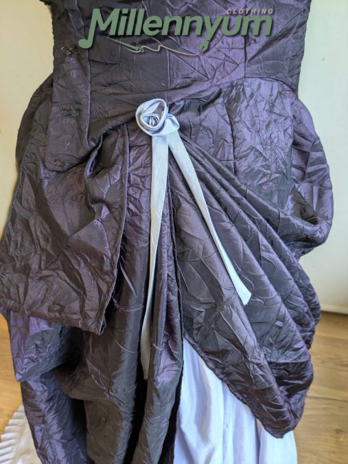 Victorian evening gown - detail