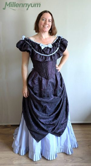 Victorian evening gown - front