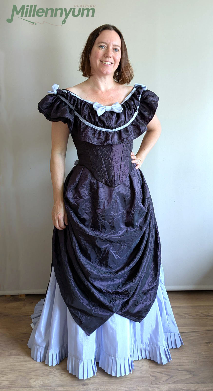 Victorian evening gown - front