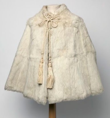 fur cape and muff - 1890