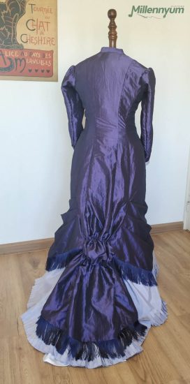 polonaise dress - back