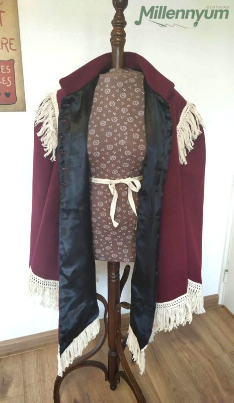 talma wrap - open