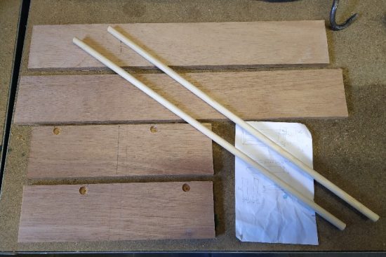 wood for the rack