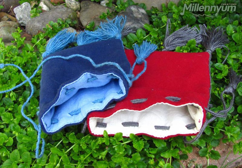 medieval bags - flat