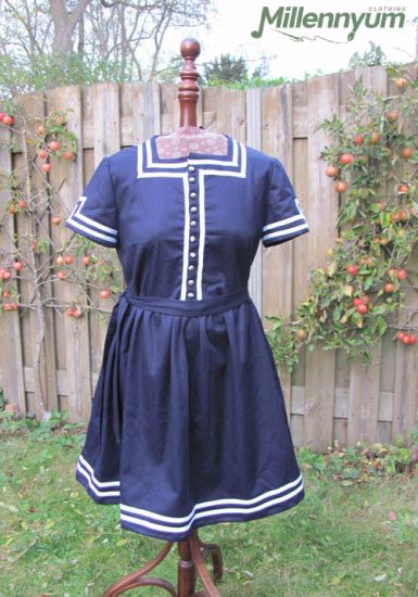 Victorian bathing suit - front