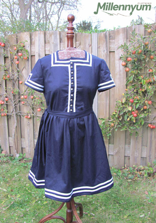Victorian bathing suit - front